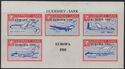 Europa 1966, Aircraft Souvenir Sheet