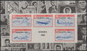 Europa 1966, Aircraft Souvenir Sheet with Kennedy Montage
