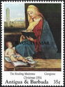 "The Reading Madonna" (Giorgione) - Overprinted