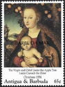 "The Virgin and Child under the Apple Tree" - Overprinted