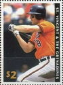Cal Ripken Jr. Batting, Orange Shirt