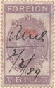Queen Victoria Foreign Bill 1d