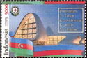 Building and flag of Azerbaijan