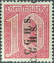 C.G.H.S. on German Officials Watermark "Lozenges Diamond"