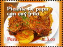 Peruvian Gastronomy - Picante de papa con cuy frito