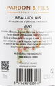 Beaujolais Nouveau Pardon & Fils