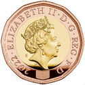 1 Pound (Nations of the Crown Memorial - Gold)