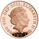 2 Pence (Royal Arms Shield Puzzle Memorial - Gold)