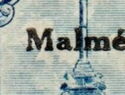 Overprint "Malmédy" on Perron Liège - Luik