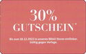 30% Gutschein