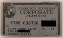 American Express Corporate Platinum 378203 11/98