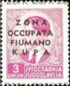 Yugoslavia Stamp Overprint "Fiumano Kupa"