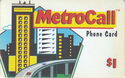 MetroCall Phone Card $ 1