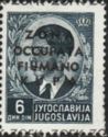 Yugoslavia Stamp Overprint "Fiumano Kupa"