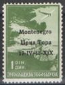 Rab Island Overprint "Montenegro..."