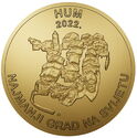 1 Kuna (Hum. 0.05g. 1.99mm the smallest gold coin in the world)