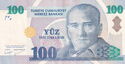 100 New Turkish Lira