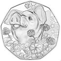 5 Euro (New Year - The Popular Pig - Silver)