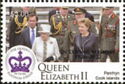 Queen Elizabeth II -Overprinted