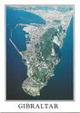 Gibraltar. Aerial view of Gibraltar