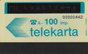 Telekarta Blue - Radece Papir (Overprinted Ptt Ljubljana)