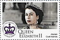 Queen Elizabeth II - overprinted