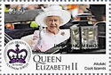 Queen Elizabeth II - overprinted