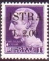 Italy Stamp Overprint "ISTRA"