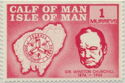 Churchill and Map of Calf of Man