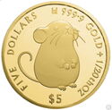 5 Dollars (Year of the Rat)