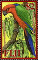 Red-breasted Musk Parrot (Prosopeia tabuensis splendens)