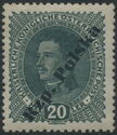 Austria Emperor Karl I Stamp overprinted Rzp. Polska
