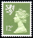 Queen Elizabeth II - 12p Machin Portrait