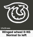 Numeral - Wmk. winged wheel 2, perf. 11¼x13¼