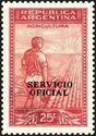 Agriculture - Overprint "SERVICIO OFICIAL" (12¼ mm)