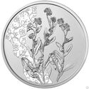 10 Euro (Flower language - Forget-me-not - Remember me - Silver)