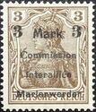 "Germania" overprinted Marienwerder