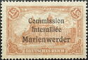 "General Post Office" overprinted Marienwerder