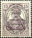 "Germania" overprinted TRAITE DE VERSAILLES