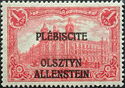 "General Post Office" overprinted OLSZTYN-ALLENSTEIN