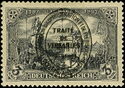 Monument of Emperor William I overprintedTRAITE DE VERSAILLE