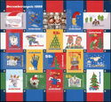 December Stamps 1999 - Sheet - Imperforate