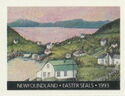 Easter Seals 1993 Provinces New Foundland
