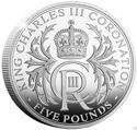 5 Pounds (King Charles III Coronation - Royal Cypher)
