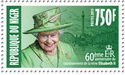 Queen Elizabeth II wearing green headgear