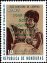 "S.O.S." Children's Villages in Honduras overprinted