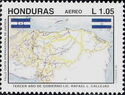 Map of Honduras and Salvador