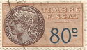 Timbre Fiscal Médaillon de Daussy