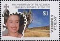 Queen Elizabeth II and Ruins at Shirley Heights