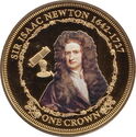 1 Crown (Sir Isaac Newton 1642-1727)